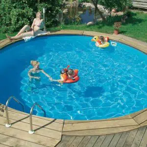 Piscină Rotundă cu Pereți din Oțel - Hobby Pool Milano - 500 x 150 cm