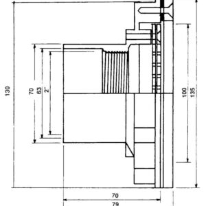 Duza refulare placare liner 2"