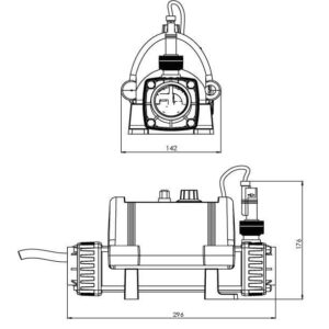 Incalzitor electric titan 2kW Nano Splasher