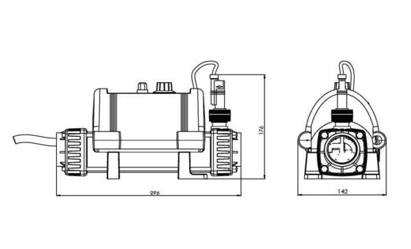 incalzitor electric titan 45kw nano spa 2