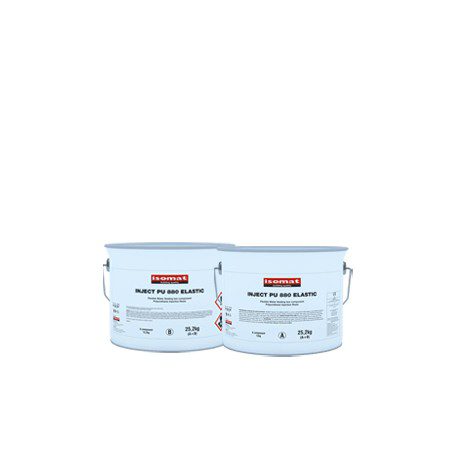 Isomat INJECT PU 880 Elastic 25,2Kg rasina poliuretanică flexibila, de etansare, bicomponenta, injectabila