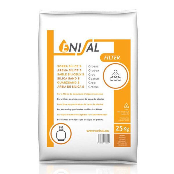 material filtrare nisip granulatie 2 4 mm sac 25 kg