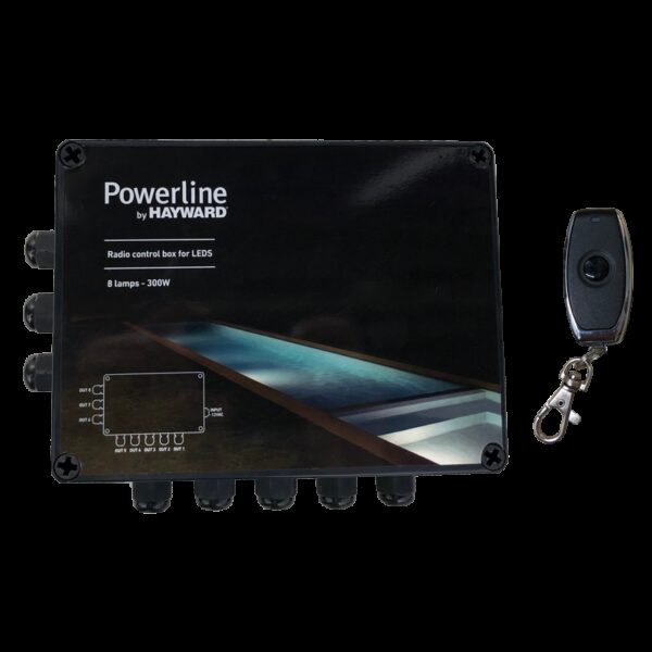modulator becuri led cu telecomanda 8 iesiri 300w powerline