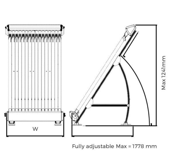 panou solar 32 tuburi vidate thermecro 2