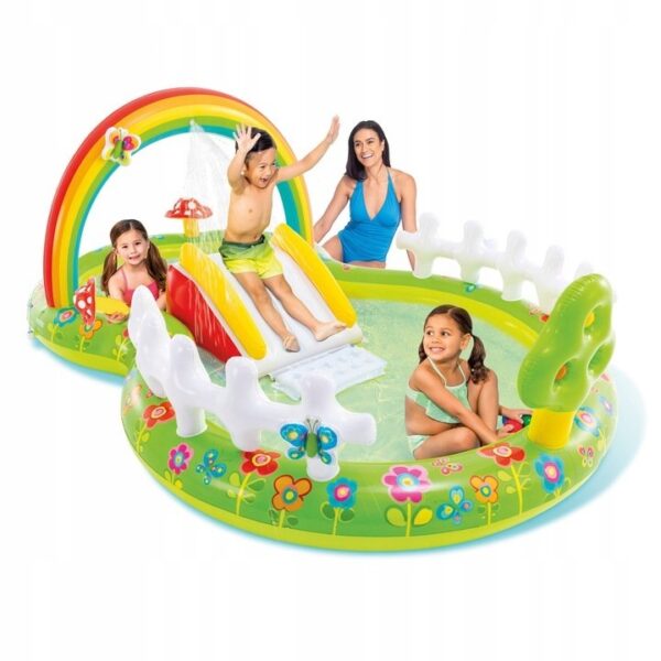 piscina gonflabila pentru copii model gradina intex 290x180x104 cm 450