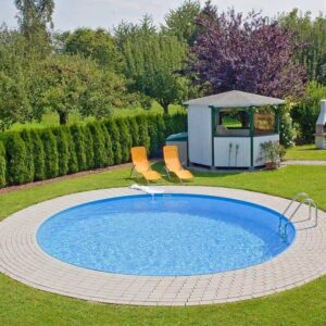 piscina rotunda cu structura metalica hobby pool milano 700 x 150 cm