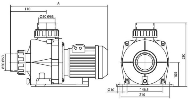 pompa hcp 0900 10 cp 230v 2