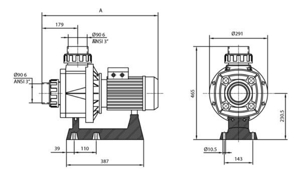 pompa hcp 1000 25 cp 230v 2