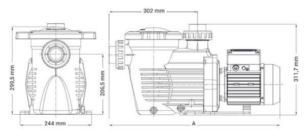 pompa recirculare k flo 100 cp 230v 1