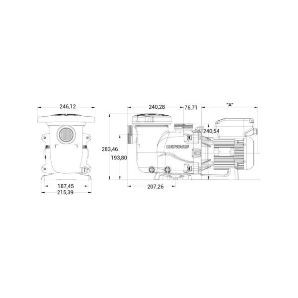 pompa recirculare viteza variabila max flo xl vstd 1 cp hayward 3