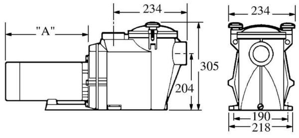 pompa recirculare viteza variabila rs ii vstd 150 cp hayward 3