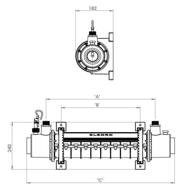 schimbator de caldura din titan 50kw sst 2