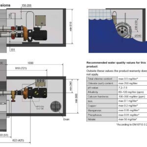 Sistem inot contra-curent Jet Swim 1200 - liner