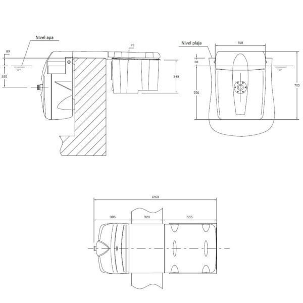 unitate filtrare monobloc piscina 45 mc 3