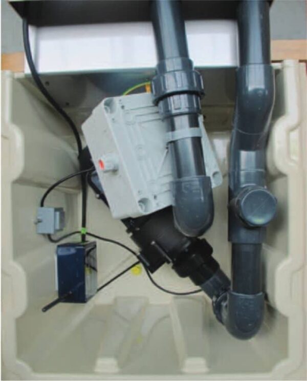 unitate filtrare monobloc piscina 45 mc lumina led alb 1